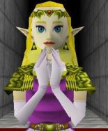 Zelda, bearer of the Triforce of Wisdom.